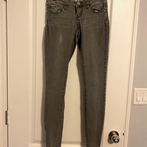 RSQ dark grey skinny jeans - size 1